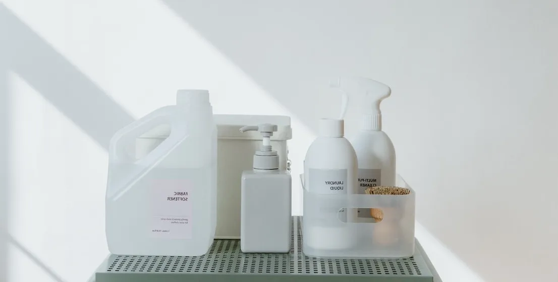 Premium hand wash bottles with embossed design and pearlescent finish from ISBM production