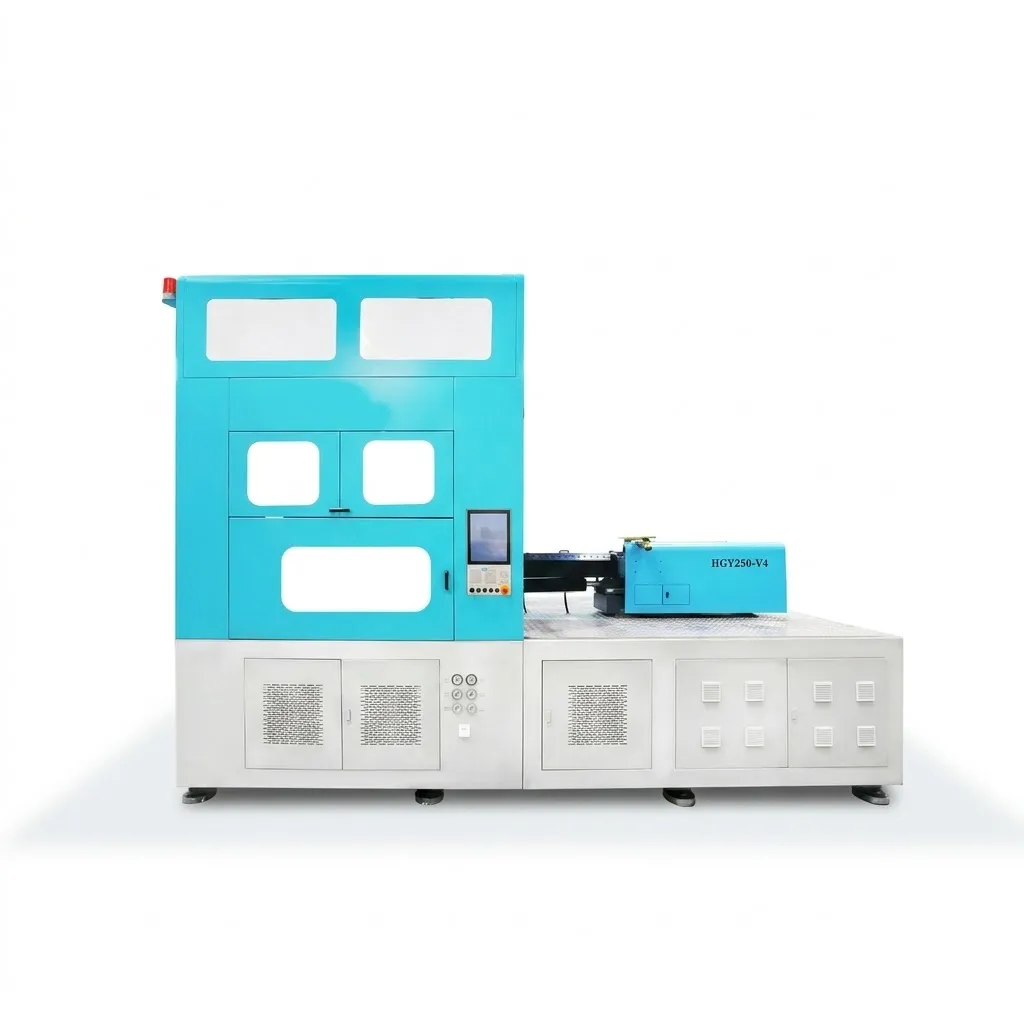 HGY250-V4 one-step injection stretch blow molding machine for air freshener bottles