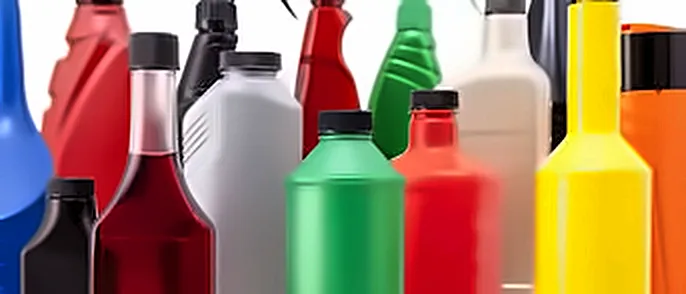Range of automotive fluid bottle formats produced by ISBM technology